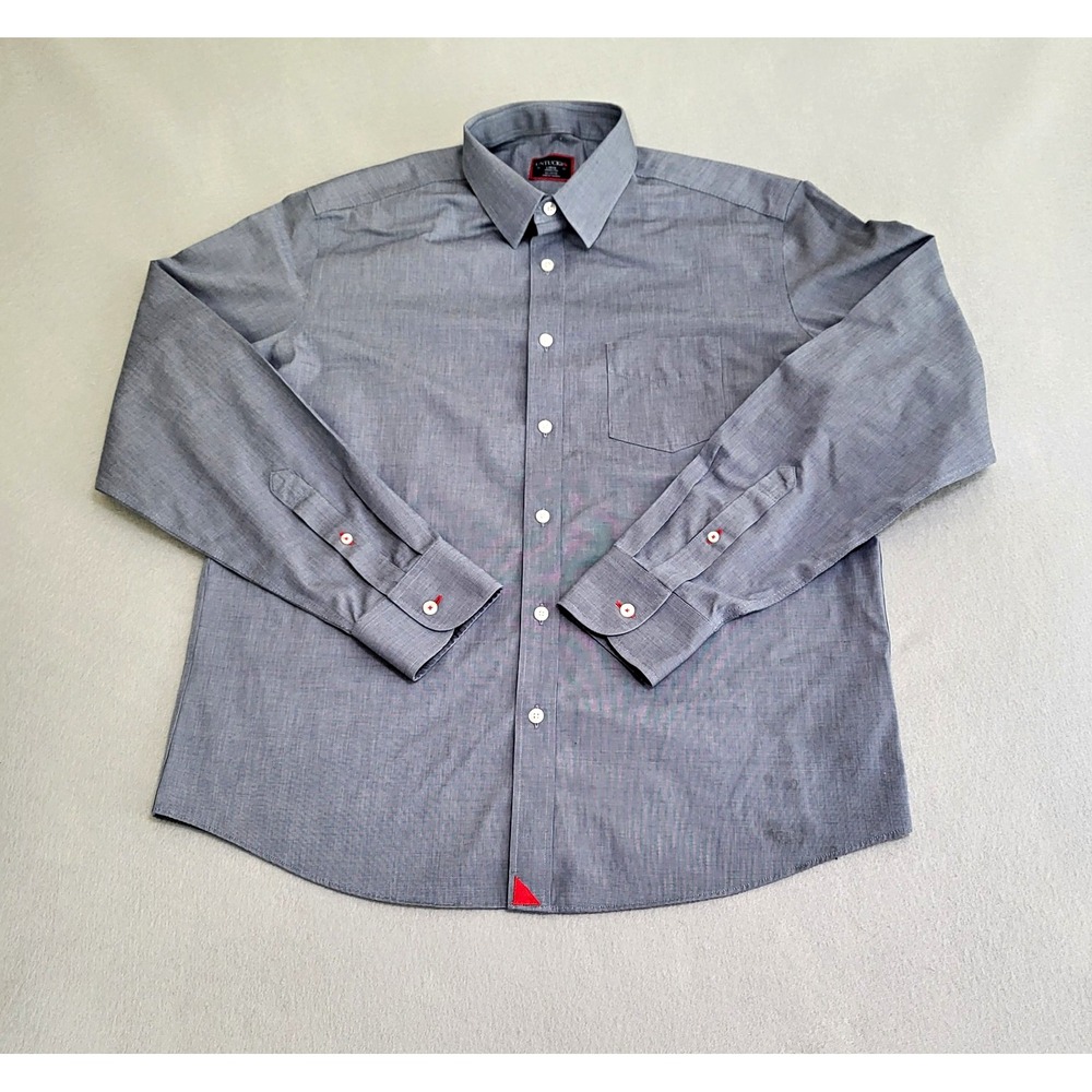 UNTUCKit Pio Cesare Long Sleeve Button Up Regular Fit Shirt Men's Size L